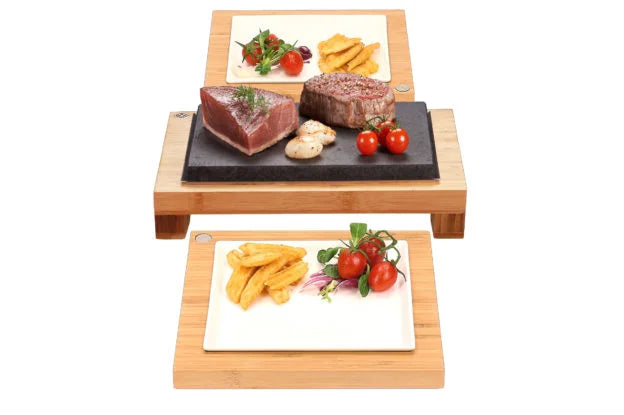 The Raised Steak Sharer & Server Sets